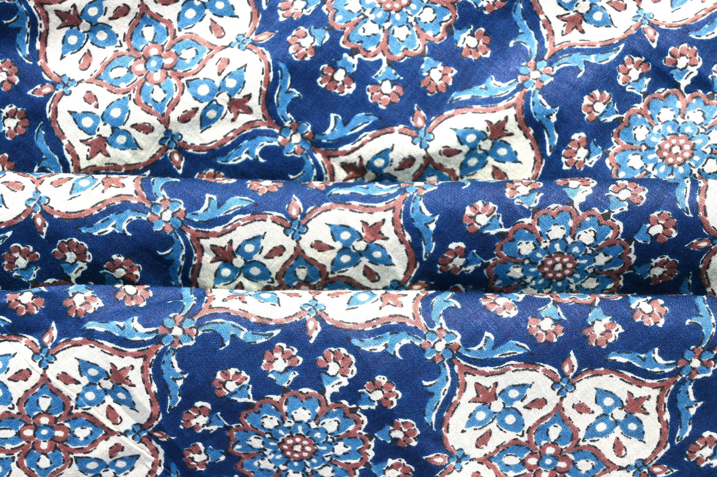 Sanganeri Floral Print Pure Cotton Printed Fabric