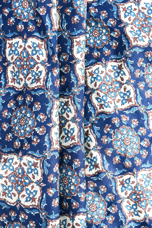 Sanganeri Floral Print Pure Cotton Printed Fabric