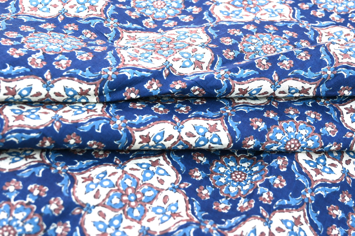 Sanganeri Floral Print Pure Cotton Printed Fabric